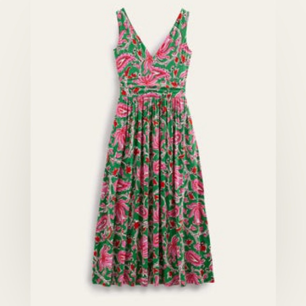 Boden Botanic Vine Soft Jersey Dress - Picture 4 of 10